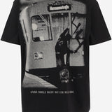 T-SHIRT IN COTONE CON STAMPA LOGO B0030669 FA706P811 44 LABEL GROUP 