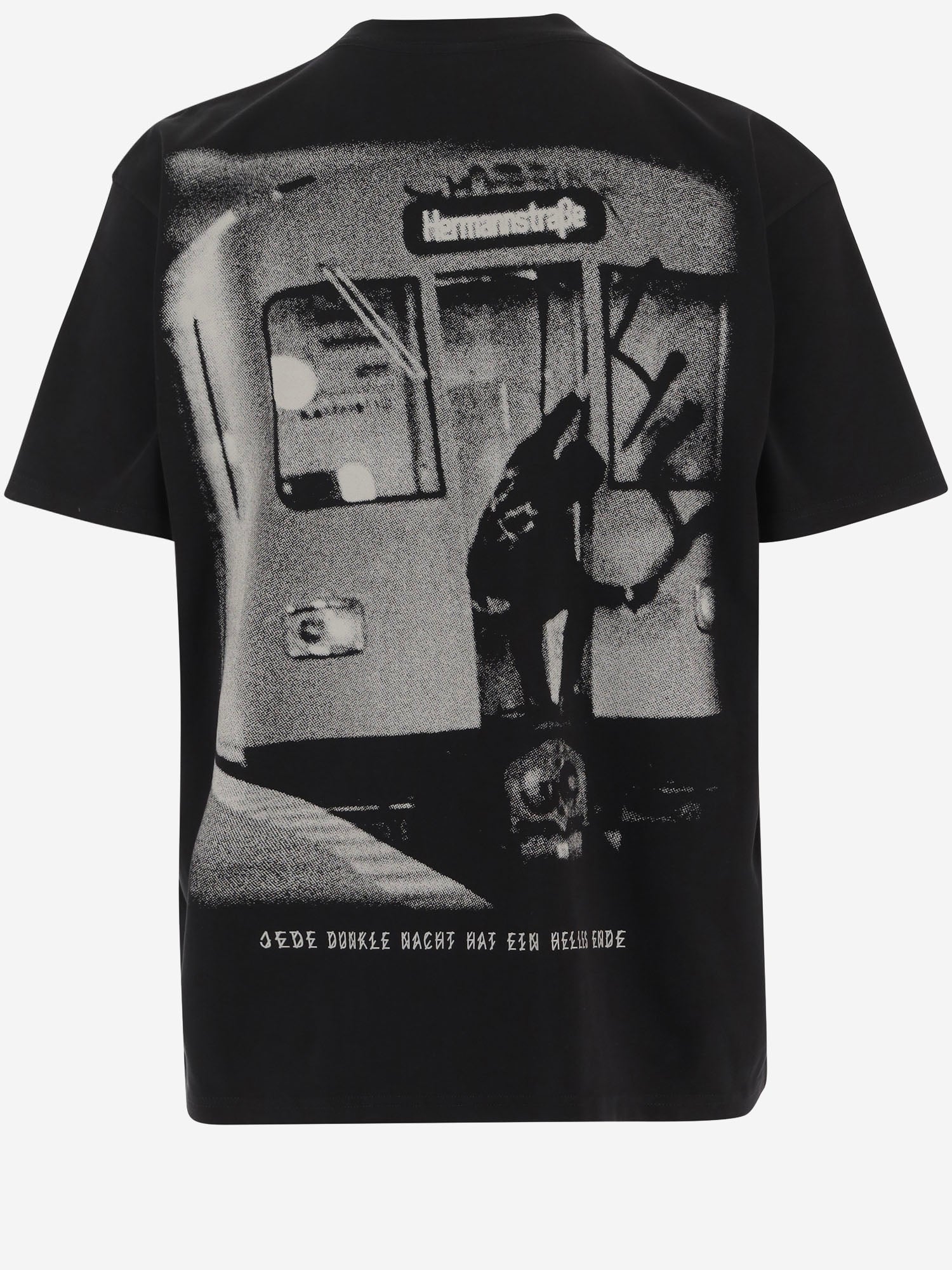 T-SHIRT IN COTONE CON STAMPA LOGO B0030669 FA706P811 44 LABEL GROUP 