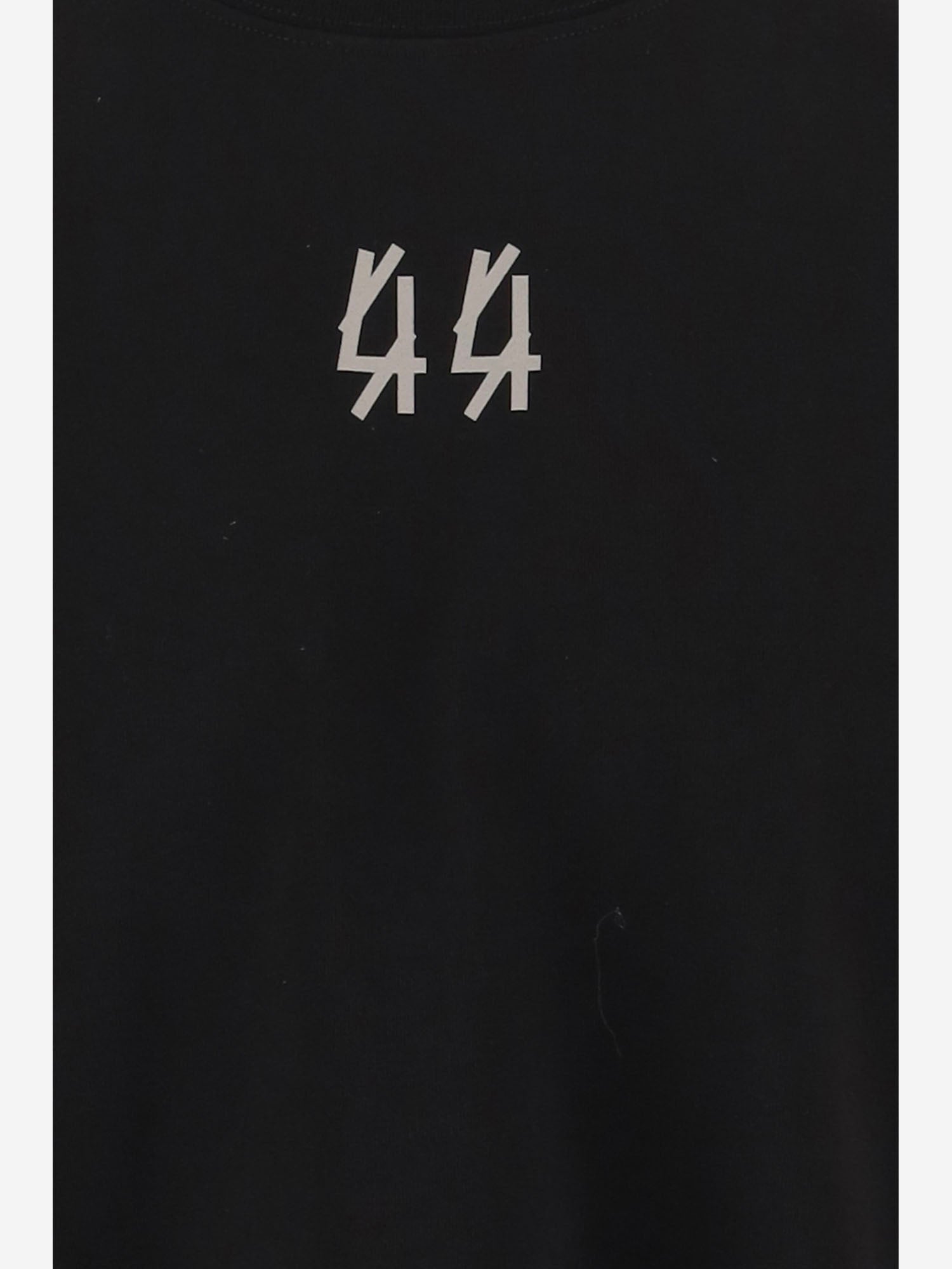 T-SHIRT IN COTONE CON STAMPA LOGO B0030669 FA706P811 44 LABEL GROUP 