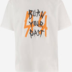 T-SHIRT IN COTONE CON STAMPA LOGO B0030669 FA706P817 44 LABEL GROUP 