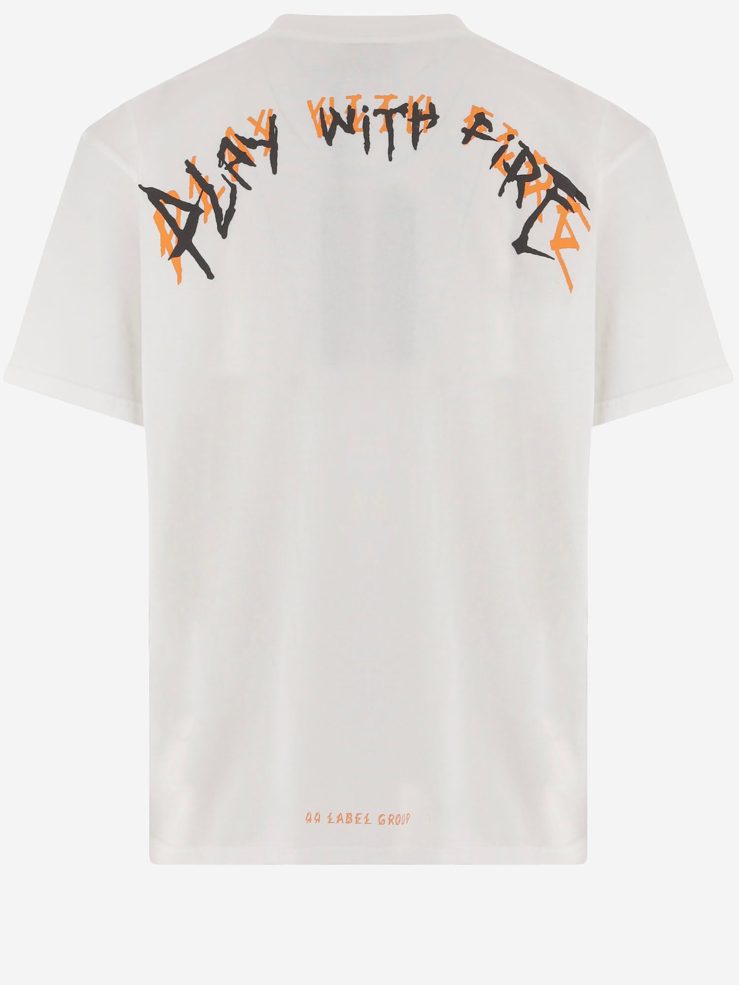 T-SHIRT IN COTONE CON STAMPA LOGO B0030669 FA706P817 44 LABEL GROUP 