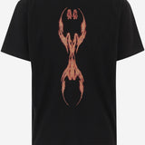 T-SHIRT IN COTONE CON STAMPA LOGO B0030669 FA706P873 44 LABEL GROUP 