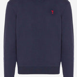 FELPA IN COTONE STRETCH CON LOGO BFUSW035730 430 AMI 