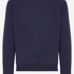 FELPA IN COTONE STRETCH CON LOGO BFUSW035730 430 AMI 