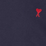 FELPA IN COTONE STRETCH CON LOGO BFUSW035730 430 AMI 