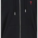 FELPA IN COTONE CON LOGO BFUSW435730 001 AMI 