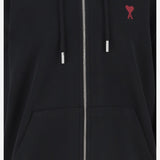 FELPA IN COTONE CON LOGO BFUSW435730 001 AMI 