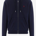 FELPA IN COTONE CON LOGO BFUSW435730 430 AMI 