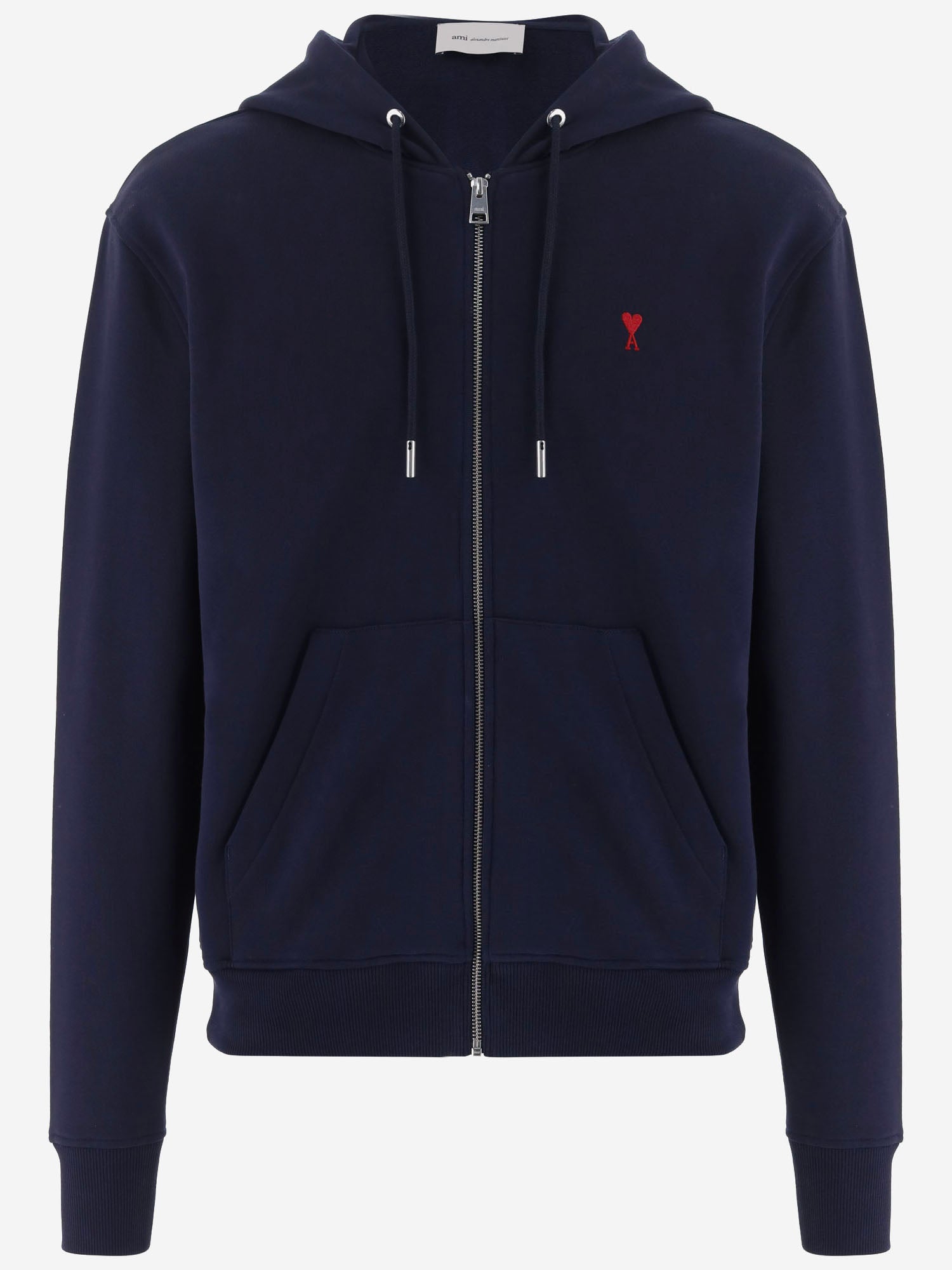 FELPA IN COTONE CON LOGO BFUSW435730 430 AMI 