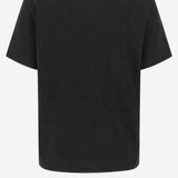 T-SHIRT IN COTONE CON RICAMO LOGO BFUTS035724 001 AMI 