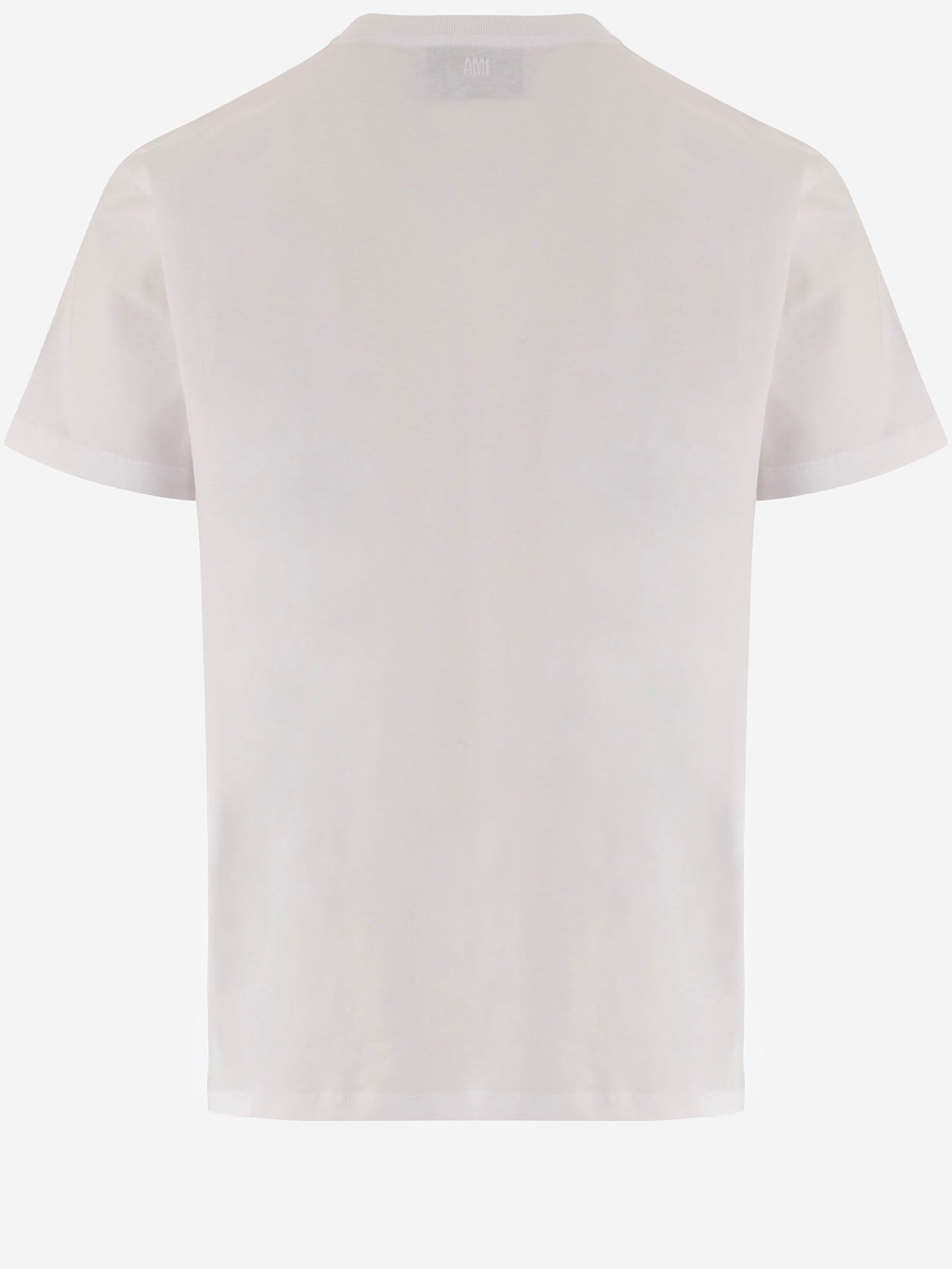 T-SHIRT IN COTONE CON RICAMO LOGO BFUTS035724 100 AMI 