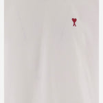 T-SHIRT IN COTONE CON RICAMO LOGO BFUTS035724 100 AMI 