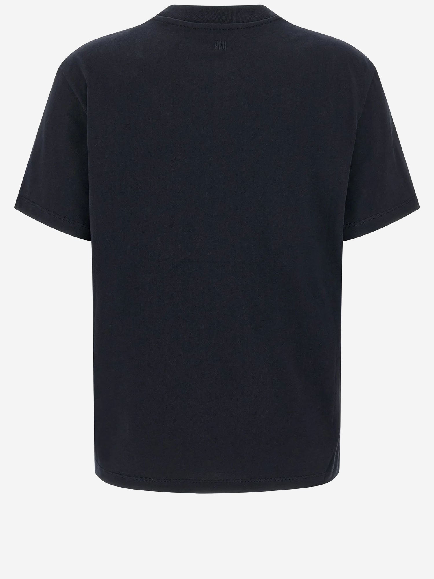 T-SHIRT IN COTONE CON RICAMO LOGO BFUTS035724 430 AMI 