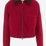 GIACCA IN COTONE CON LOGO FJK920DE0132 A186 AMI 