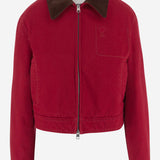 GIACCA IN COTONE CON LOGO FJK920DE0132 A186 AMI 