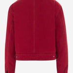 GIACCA IN COTONE CON LOGO FJK920DE0132 A186 AMI 