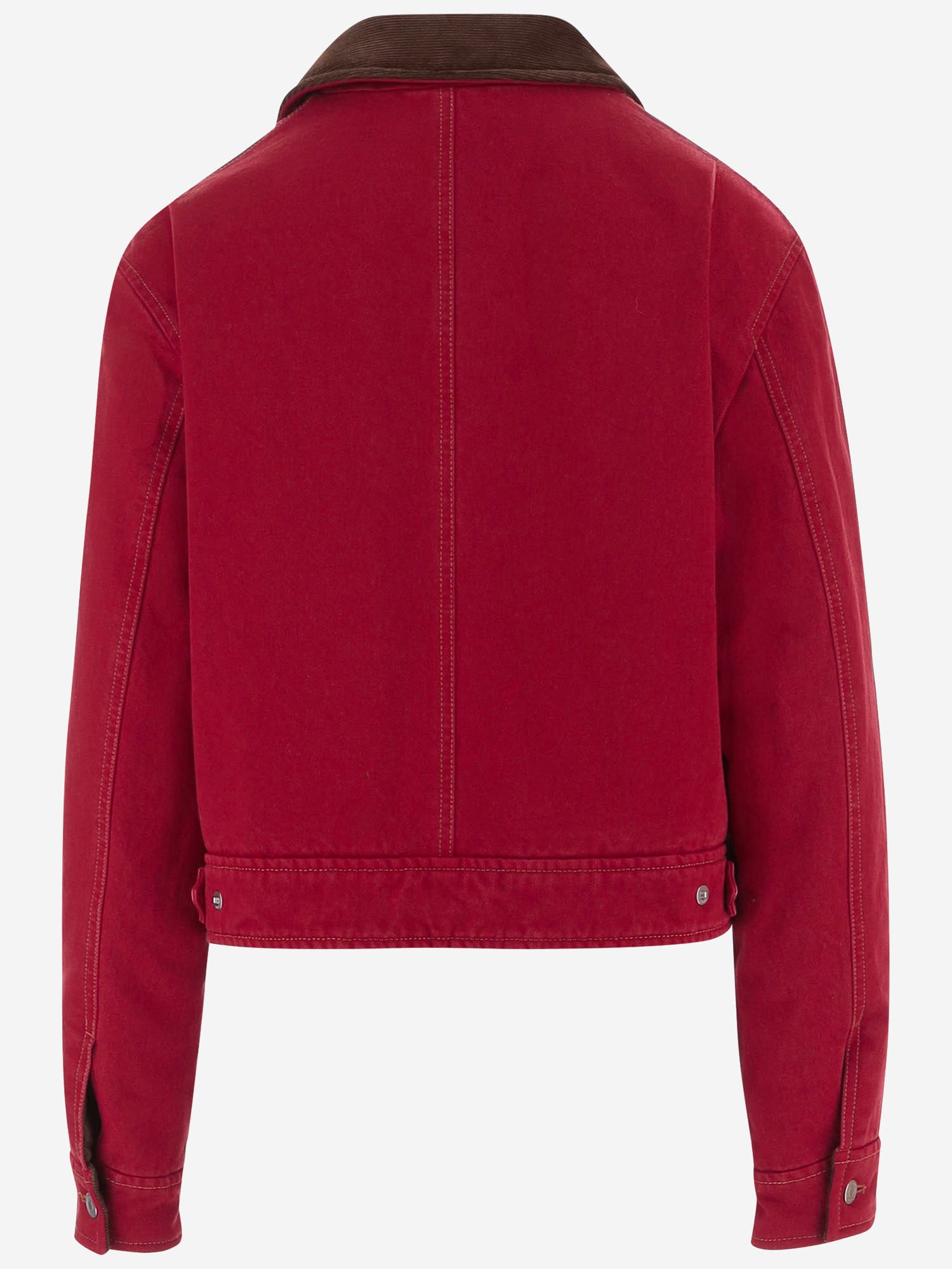 GIACCA IN COTONE CON LOGO FJK920DE0132 A186 AMI 