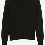 MAGLIA IN MISTO CASHMERE CON LOGO RICAMATO FKS832005 001 AMI 
