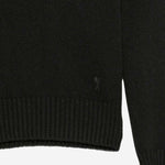 MAGLIA IN MISTO CASHMERE CON LOGO RICAMATO FKS832005 001 AMI 