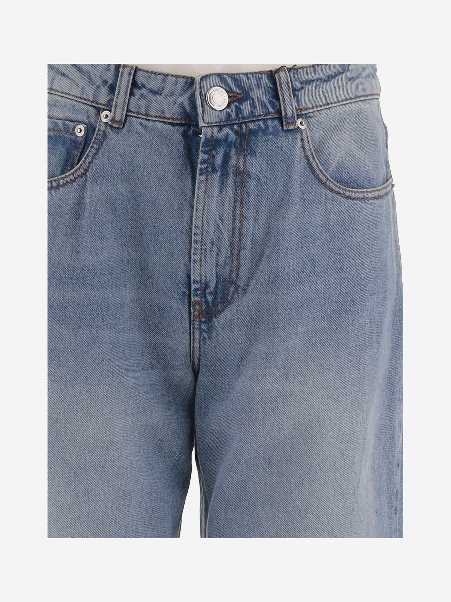 JEANS IN DENIM DI COTONE FTR942DE0046 480 AMI 