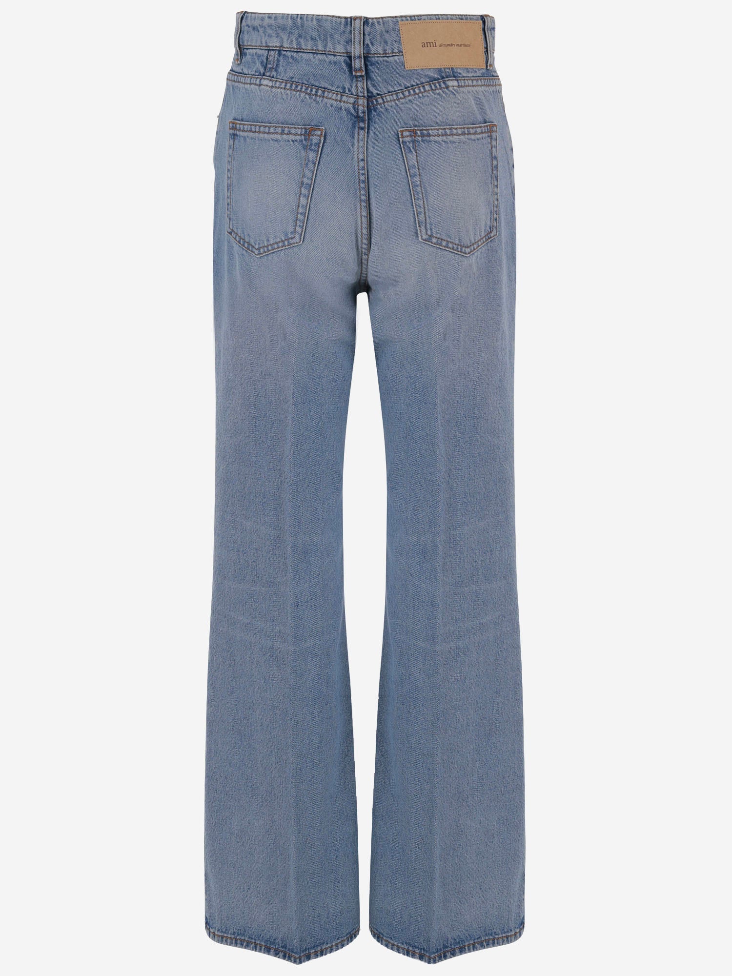 JEANS IN DENIM DI COTONE FTR943DE0046 480 AMI 