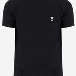 T-SHIRT IN COTONE CON RICAMO LOGO FTS347724 045 AMI 
