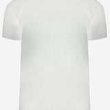 T-SHIRT IN COTONE CON RICAMO LOGO FTS347724 100 AMI 