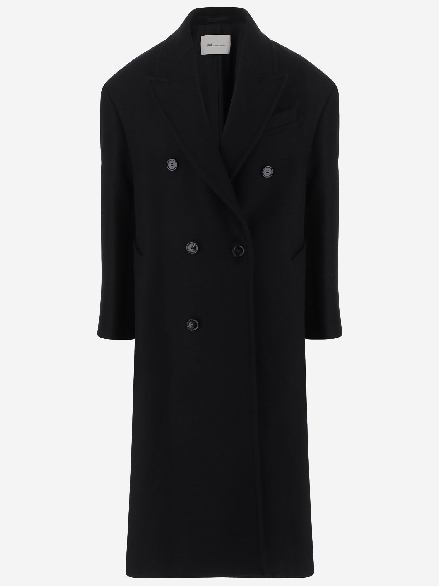 CAPPOTTO DOPPIOPETTO IN LANA HC0458WV0078 001 AMI 