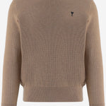 MAGLIONE IN LANA CON LOGO HKS826001 A335 AMI 