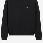 FELPA IN COTONE STRETCH CON LOGO HSW763730 045 AMI 