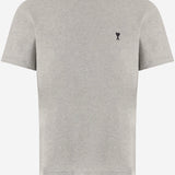 T-SHIRT IN COTONE CON RICAMO LOGO HTS346724 0951 AMI 