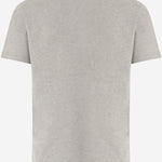 T-SHIRT IN COTONE CON RICAMO LOGO HTS346724 0951 AMI 