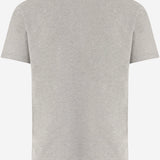 T-SHIRT IN COTONE CON RICAMO LOGO HTS346724 0951 AMI 