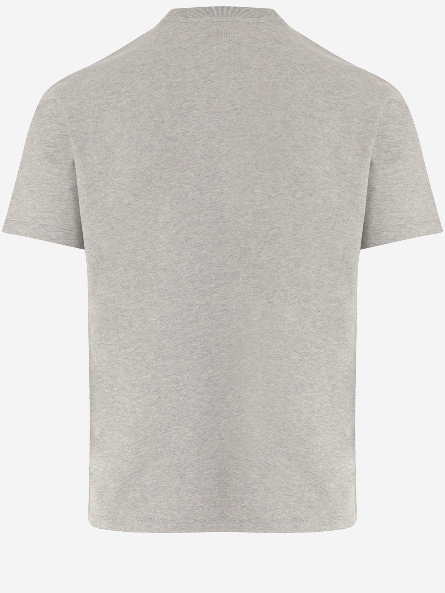 T-SHIRT IN COTONE CON RICAMO LOGO HTS346724 0951 AMI 