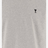 T-SHIRT IN COTONE CON RICAMO LOGO HTS346724 0951 AMI 