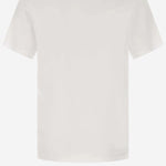 T-SHIRT IN COTONE CON RICAMO LOGO HTS346724 100 AMI 