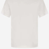 T-SHIRT IN COTONE CON RICAMO LOGO HTS346724 100 AMI 