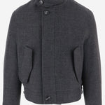 GIACCA HARRINGTON IMBOTTITA IN LANA UJK822WV0078 A189 AMI 