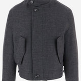 GIACCA HARRINGTON IMBOTTITA IN LANA UJK822WV0078 A189 AMI 