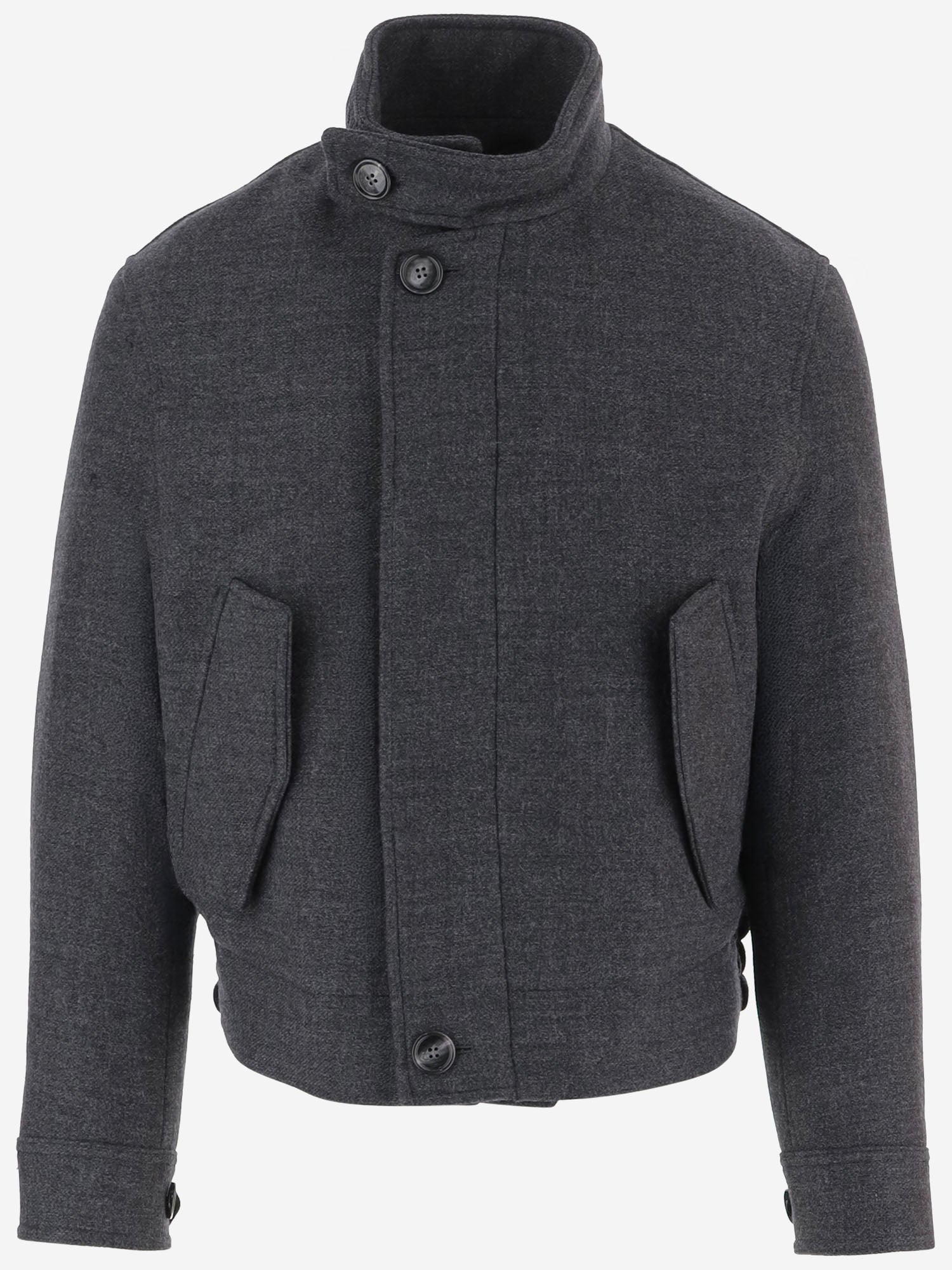 GIACCA HARRINGTON IMBOTTITA IN LANA UJK822WV0078 A189 AMI 
