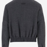 GIACCA HARRINGTON IMBOTTITA IN LANA UJK822WV0078 A189 AMI 