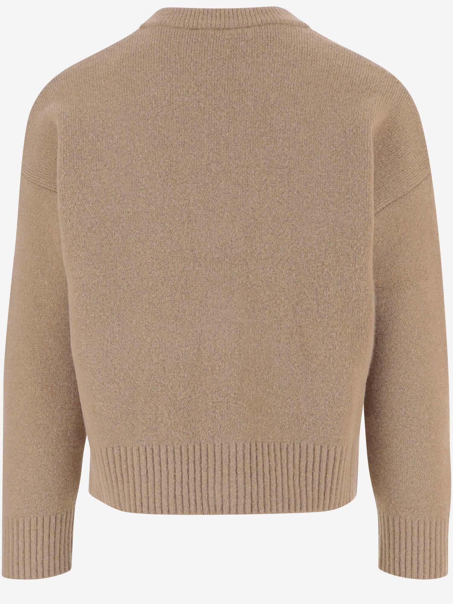 CARDIGAN IN MISTO LANA E ALPACA STRETCH UKC365KN0135 A278 AMI 