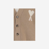 CARDIGAN IN MISTO LANA E ALPACA STRETCH UKC365KN0135 A278 AMI 