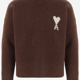 MAGLIONE IN ALPACA CON LOGO AMI DE COEUR UKS836KN0135 A362 AMI 