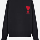 MAGLIONE IN LANA CON LOGO UKS838018 009 AMI 