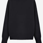 MAGLIONE IN LANA CON LOGO UKS838018 009 AMI 