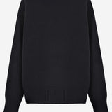 MAGLIONE IN LANA CON LOGO UKS838018 009 AMI 