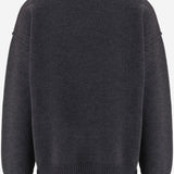 MAGLIONE IN LANA CON LOGO UKS838018 084 AMI 