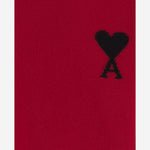 MAGLIONE IN LANA CON LOGO AMI DE CUR UKS838018 A252 AMI 