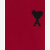 MAGLIONE IN LANA CON LOGO AMI DE CUR UKS838018 A252 AMI 